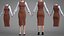 Conjunto de dos piezas para oficina de mujer: vestido y camisa tipo pichi.
