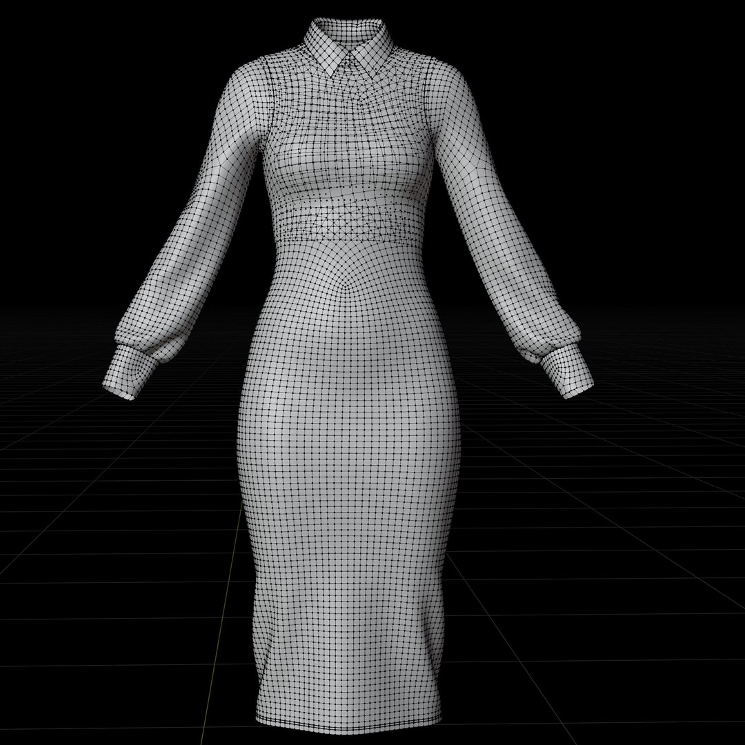 Pinafore Dress and Shirt Corporate Outfit - Two Piece Womens Office Clothing Set 3D model https://p.turbosquid.com/ts-thumb/Sy/r2VALB/hX/wireframe1/jpg/1771399442/1920x1080/fit_q87/30e724a356e1db6c892f3a6e6306f36c6fe686bd/wireframe1.jpg