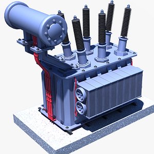 Industrial Transformer  03 3D