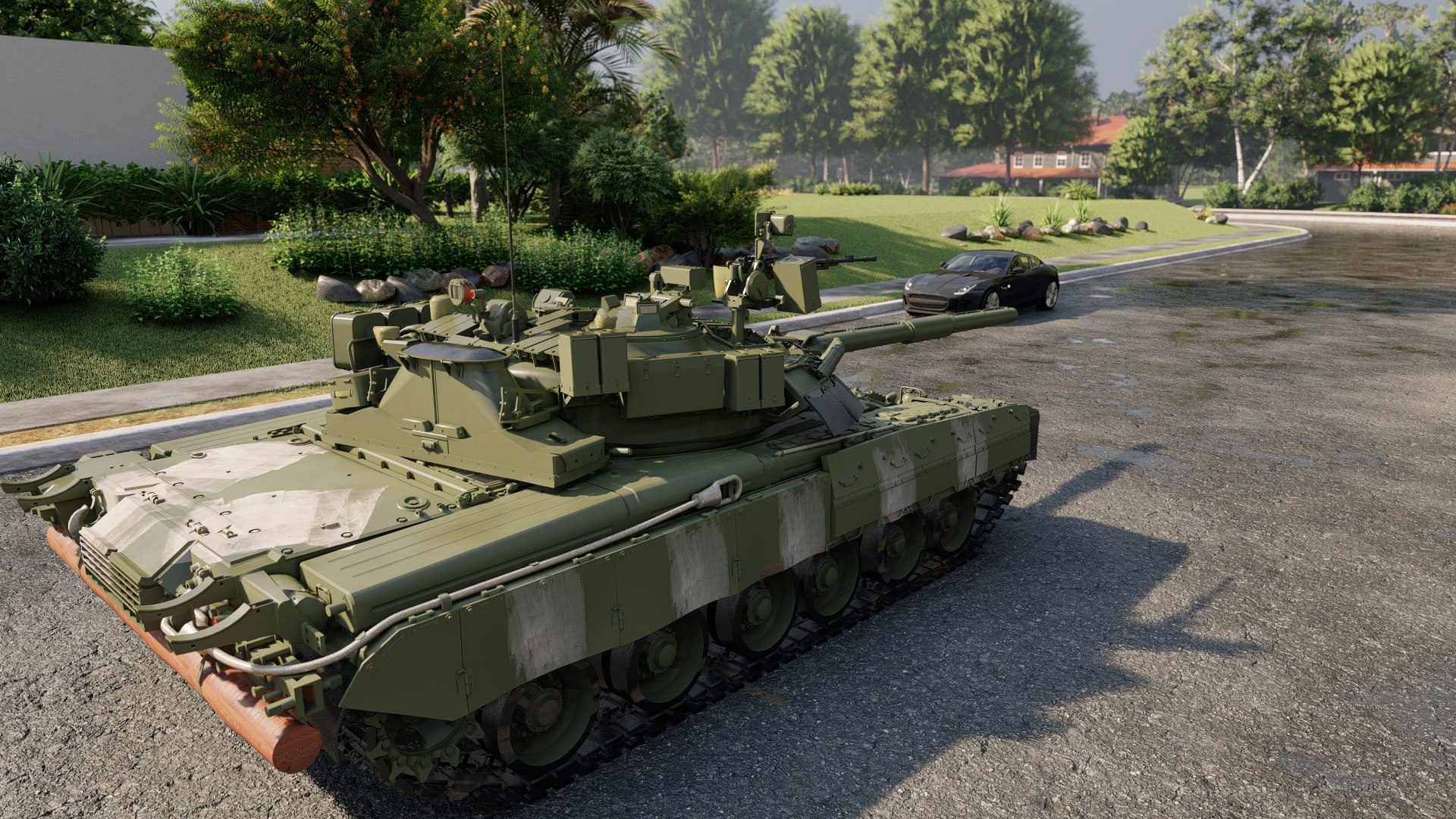 3D TANK T-80 - TurboSquid 2290137