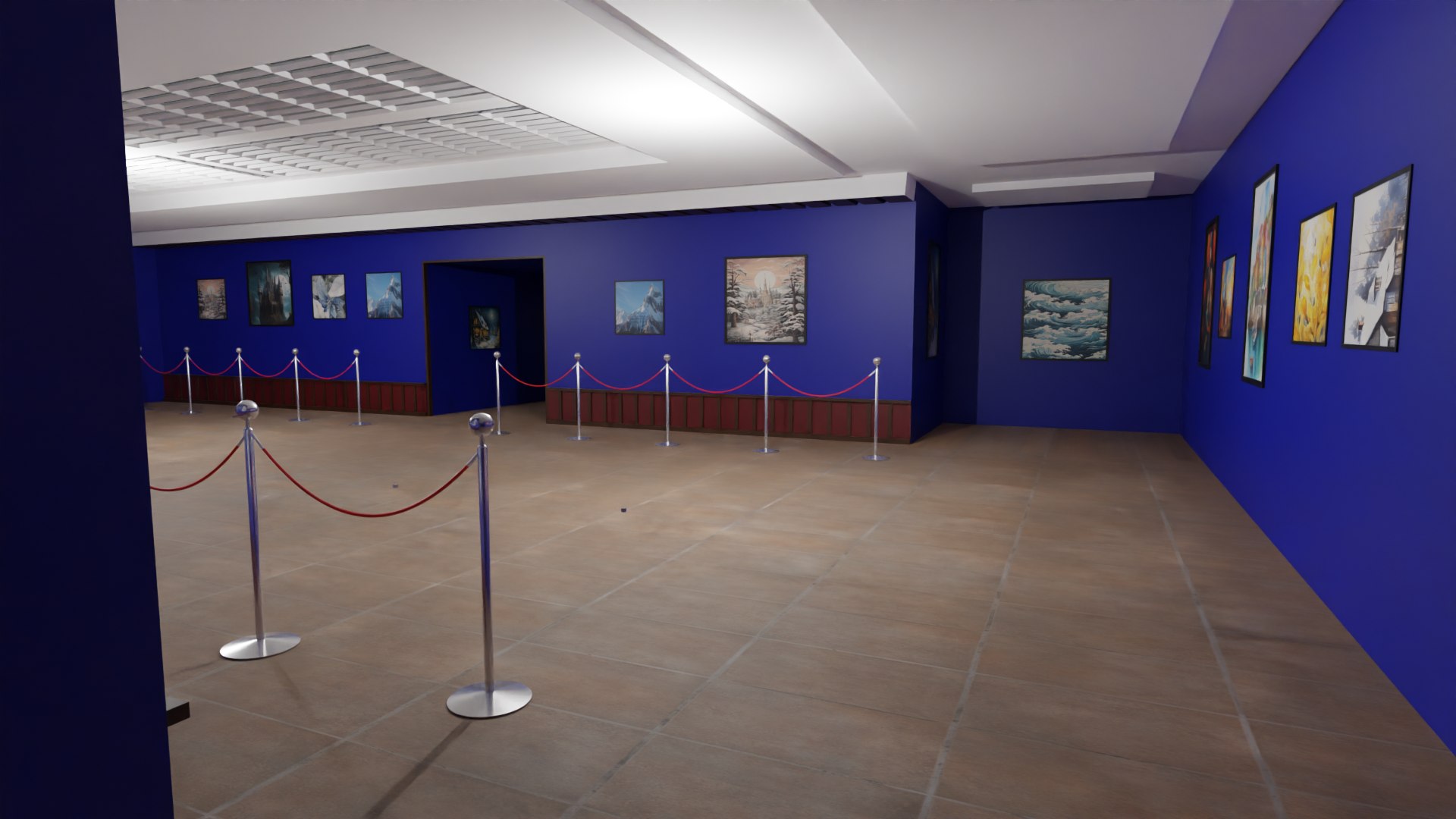 3D Art Gallery - TurboSquid 2157937