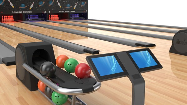 Real bowling alley 3D model - TurboSquid 1451161