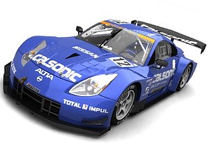 3d model nissan 350z calsonic jgtc