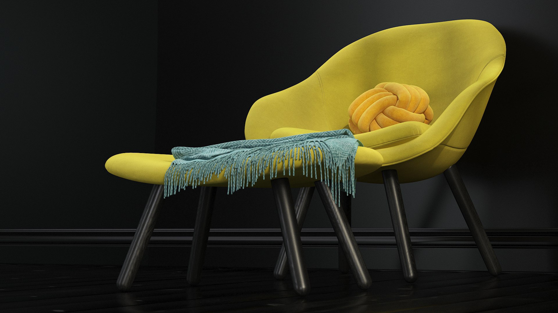 About A Lounge 82 Armchair Low Backmax 3D Model - TurboSquid 1955219