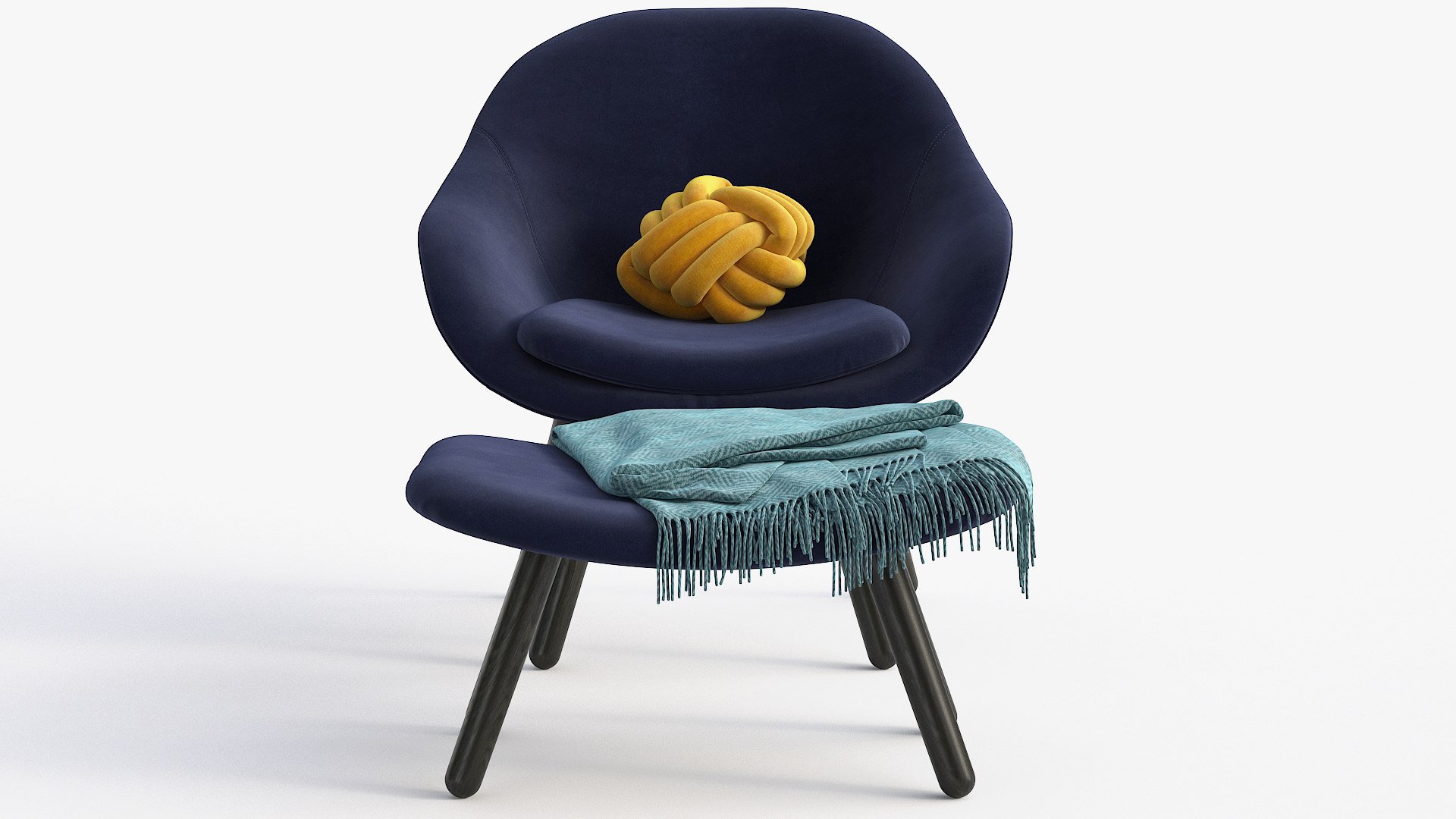 About A Lounge 82 Armchair Low Backmax 3D Model - TurboSquid 1955219