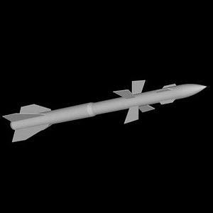 russian air missile 3d model