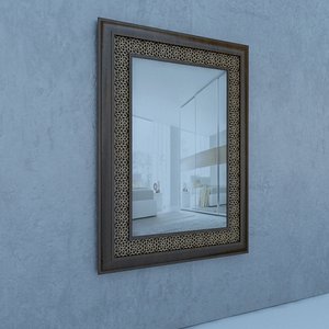 traditional mirror 3D model