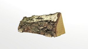 realistic firewood 3D model