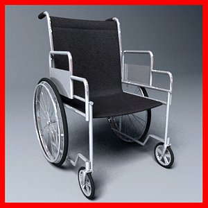 3ds max wheelchair wheel chair