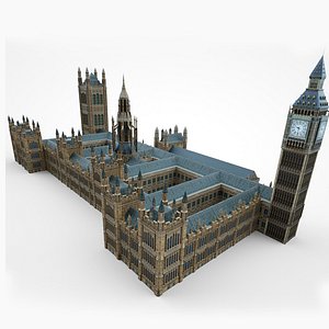 3D model palace westminster