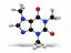 Caffeine Molecular model C8H10N4O2