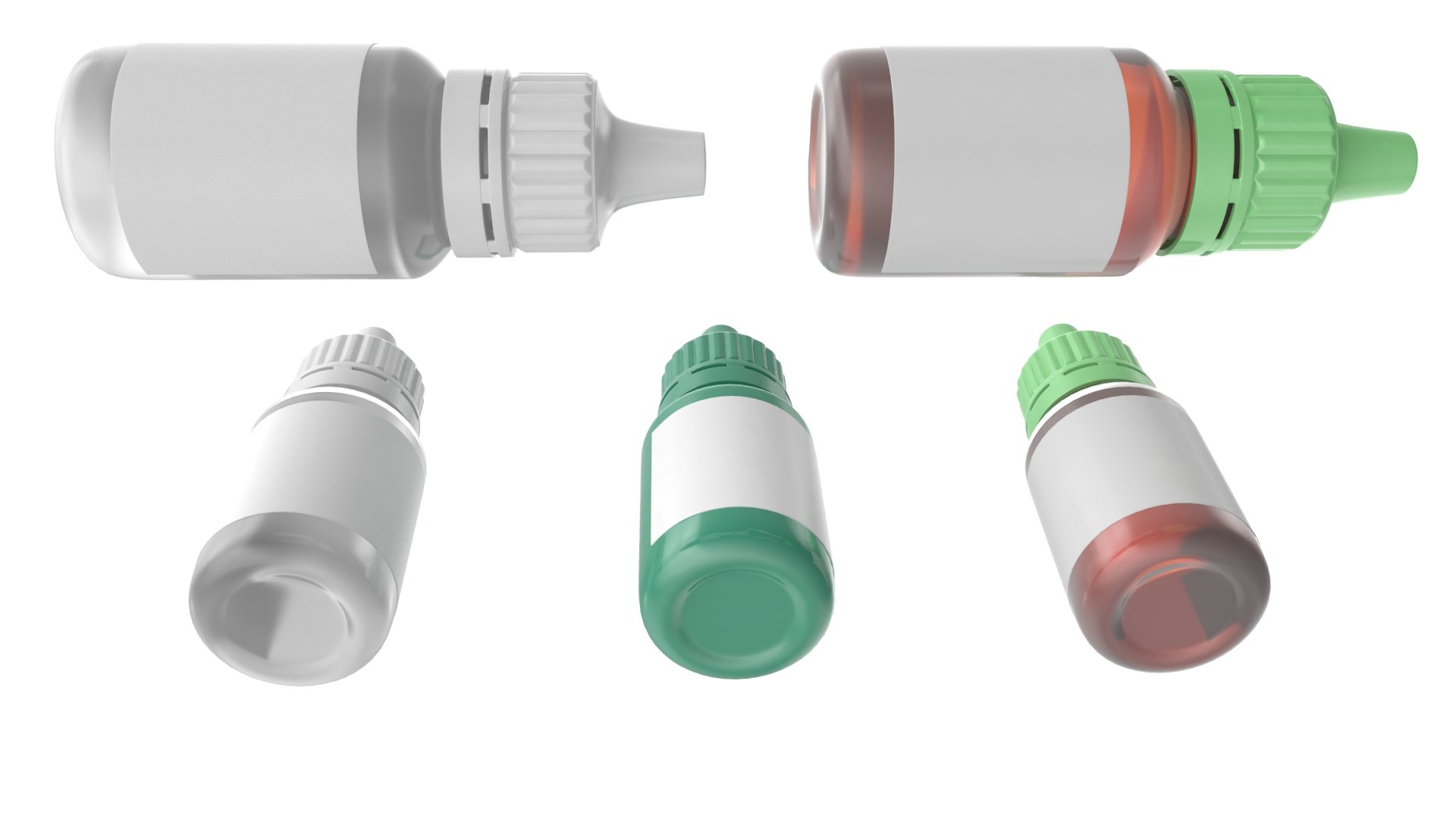 3D Medicine Bottles Medical Model - TurboSquid 1594629