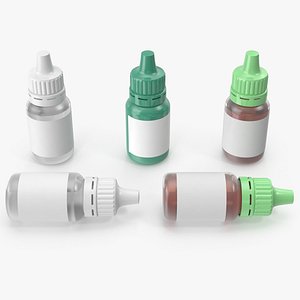 3D medicine bottles medical model