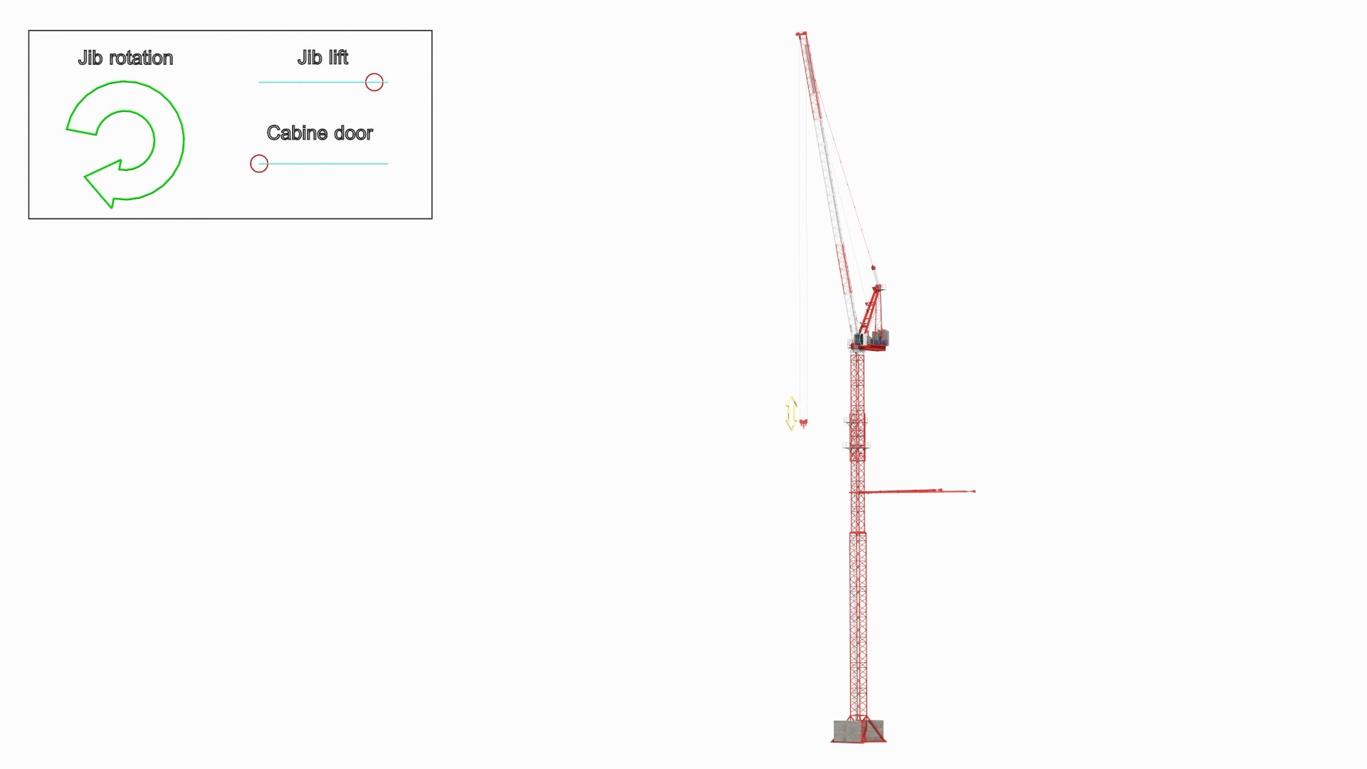 3D Tower Crane Rigged model https://p.turbosquid.com/ts-thumb/Sz/DaYr03/VX/towercraneriggedc4dmodel002/jpg/1705592371/1920x1080/fit_q87/cb997e6c6a188c3c5d47903a45eceac5d53383b1/towercraneriggedc4dmodel002.jpg