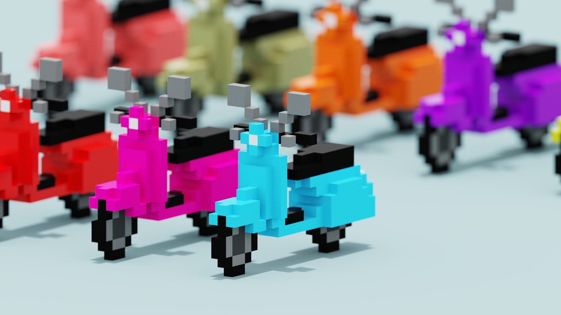 3D Voxel Vespa collection https://p.turbosquid.com/ts-thumb/Sz/J6LDH2/WJ/snap20220615162603/png/1655301384/1920x1080/fit_q87/e27132c59338116f946adc252f23cda933806394/snap20220615162603.jpg