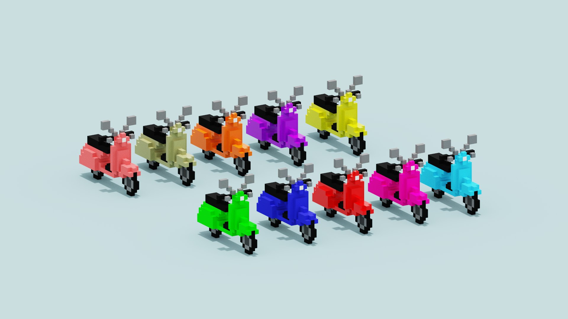 3D Voxel Vespa collection https://p.turbosquid.com/ts-thumb/Sz/J6LDH2/gN/spin202206151614310010/png/1655301669/1920x1080/fit_q87/eddf5d482b9b1d3c825eb5d6ec40a51a37669a78/spin202206151614310010.jpg