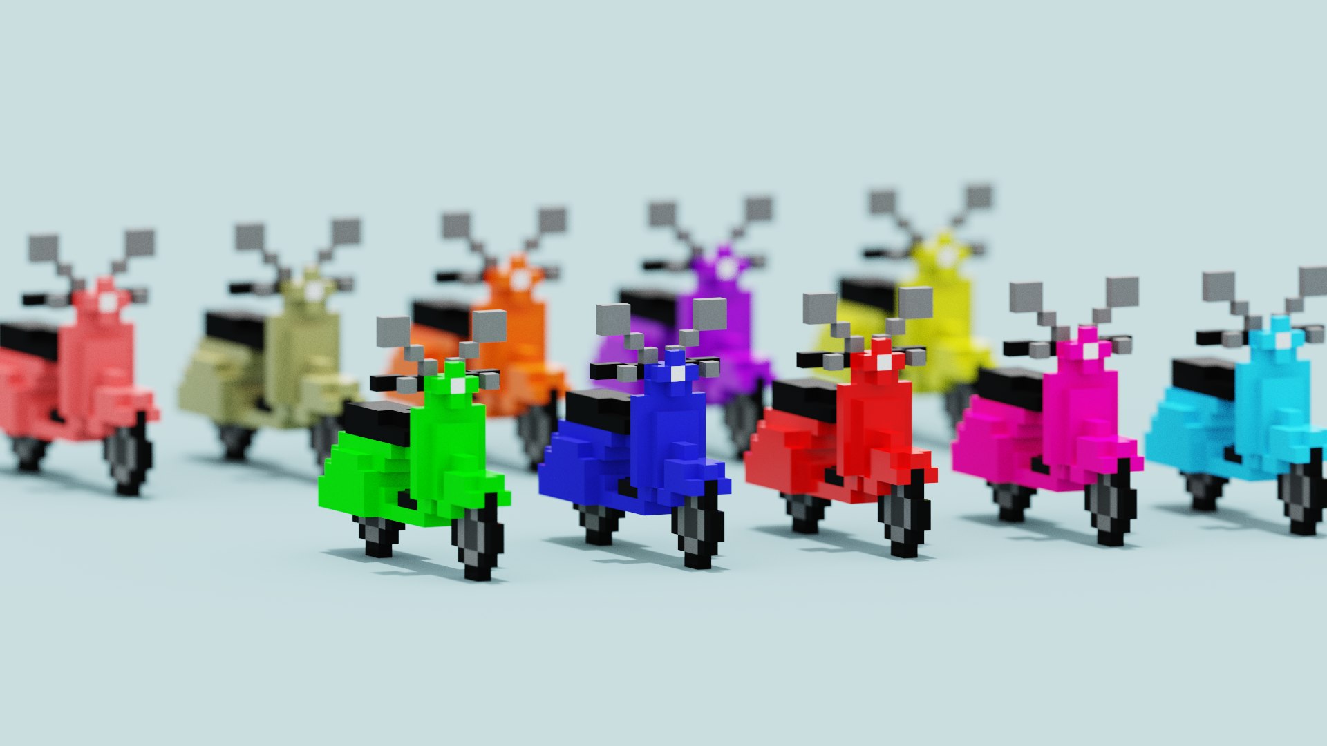 3D Voxel Vespa collection https://p.turbosquid.com/ts-thumb/Sz/J6LDH2/p8/snap20220615163550/png/1655301509/1920x1080/fit_q87/768652872eb46d5b3ab3fa7f46d1bcad4c66e89c/snap20220615163550.jpg
