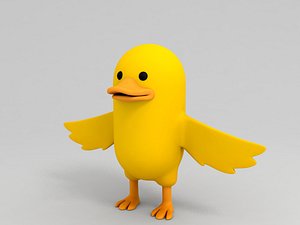 Yellow Duck Character