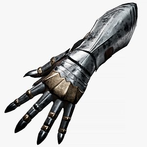 Female Knigt Hand  armor LowPoly