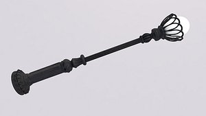 Central Park Lamp Post BLACK