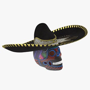 Dark Mariachi Skull