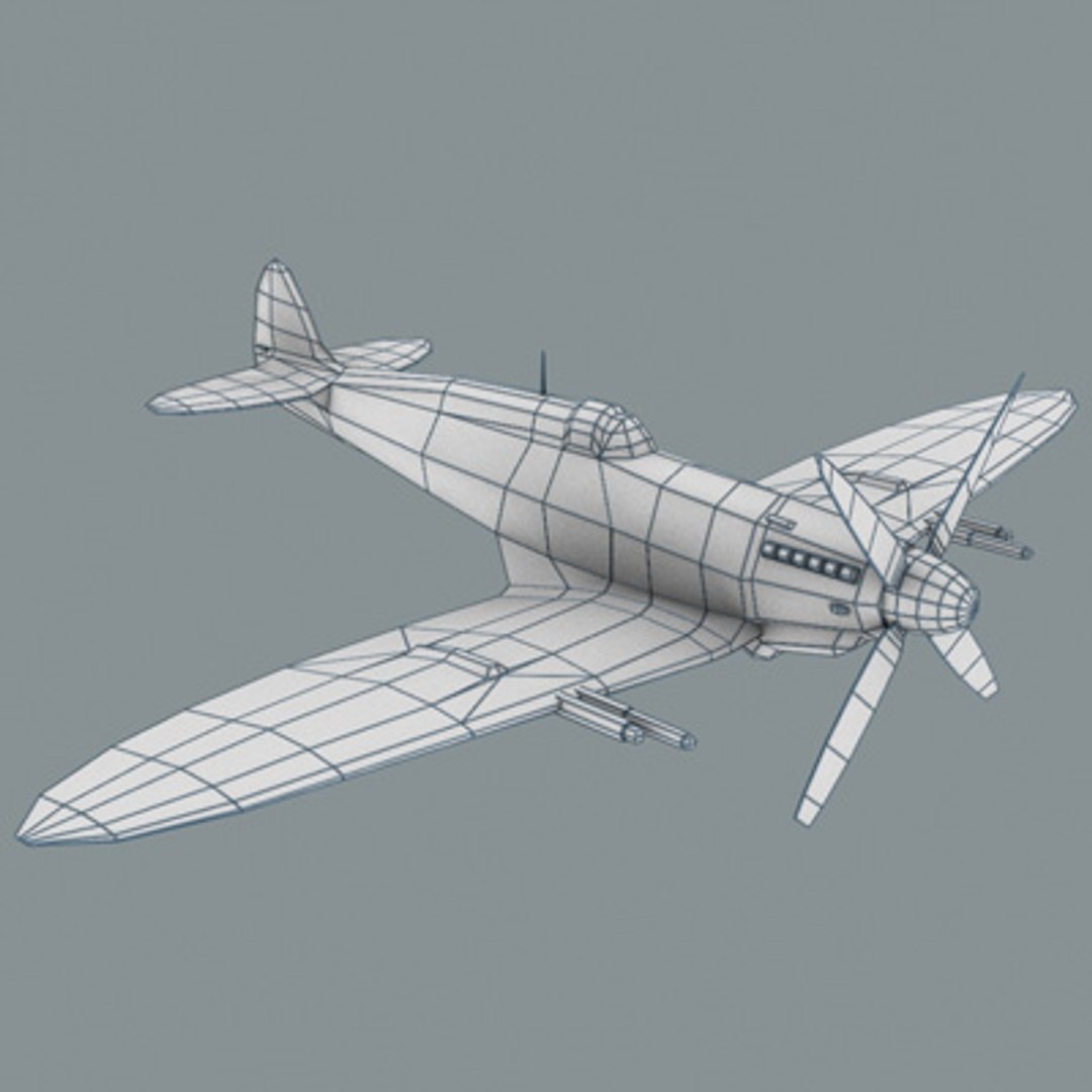 Spitfire 3d Max