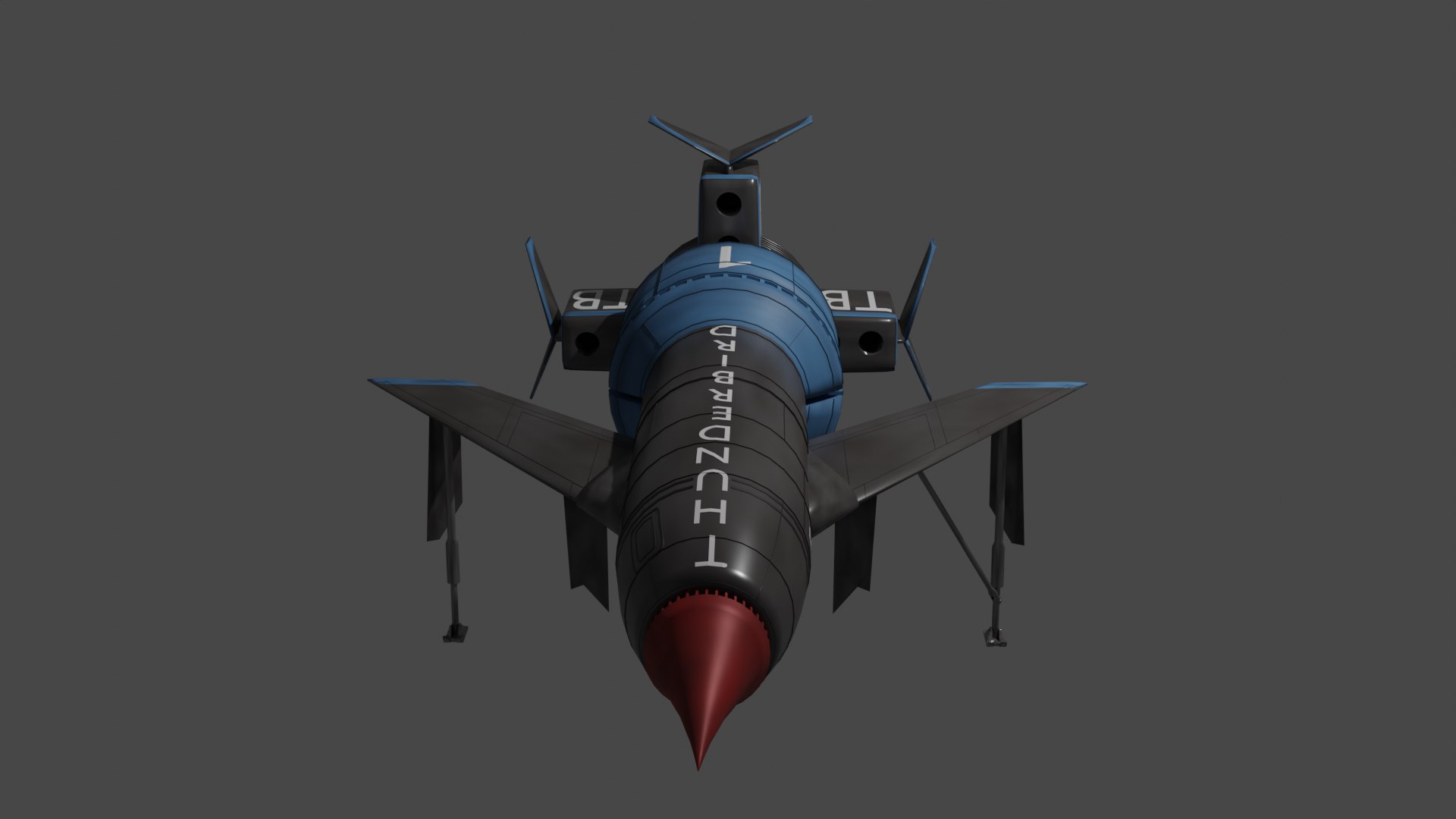 Thunderbird 1 Model TurboSquid 1983191