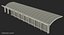 bus stop carport 3D