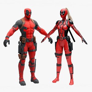 Deadpool Collection 3D model