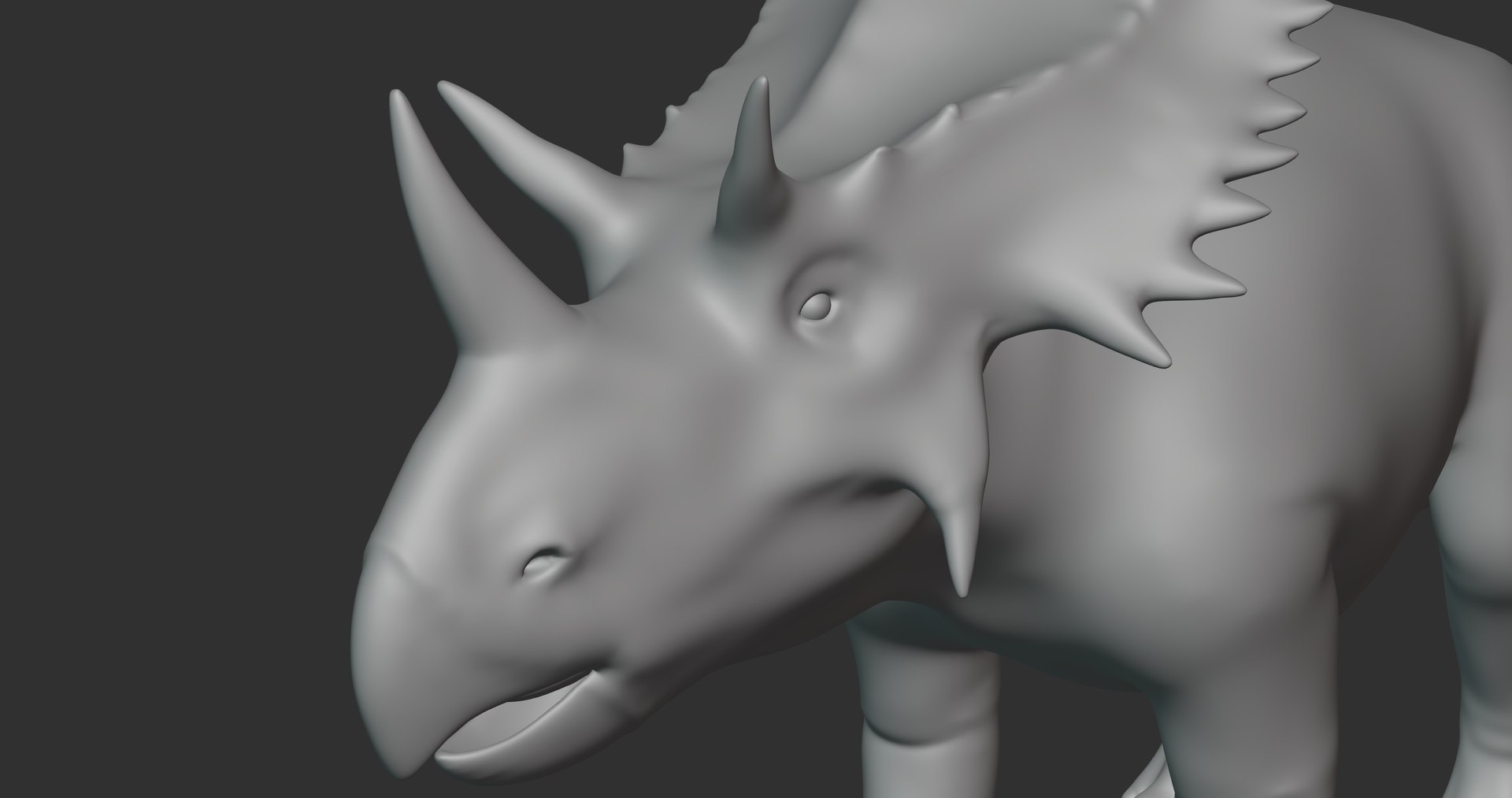 Utahceratops Basemesh Low Poly 3D model - TurboSquid 2107671