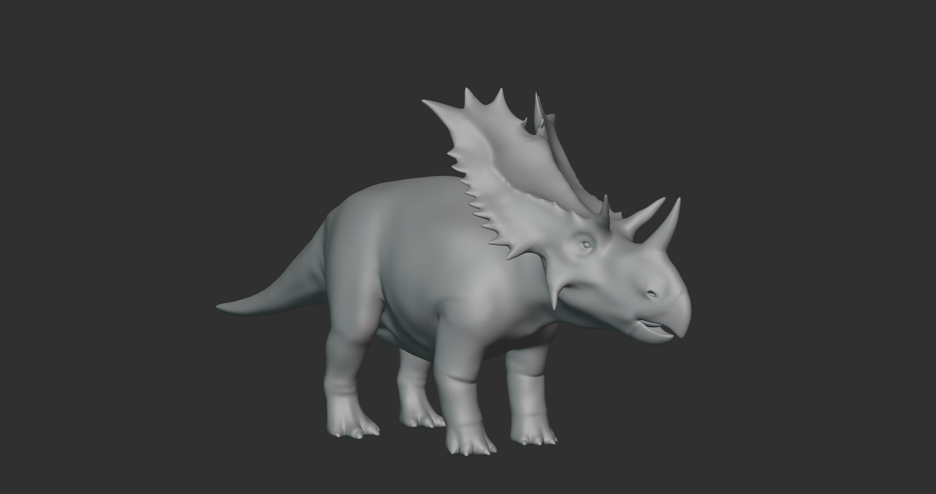 Utahceratops Basemesh Low Poly 3D model - TurboSquid 2107671
