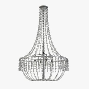 3d chandelier lamp crystal
