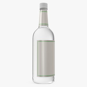 vodka 1l bottle 3D model