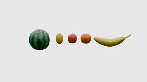 3D Fruits Collection