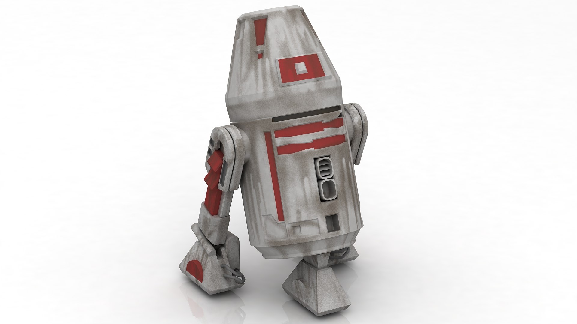 3D r4 squapper r2d2 droid model - TurboSquid 1616952