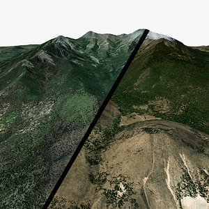 San Francisco Peaks Inner Basin State of Arizona US 3D model