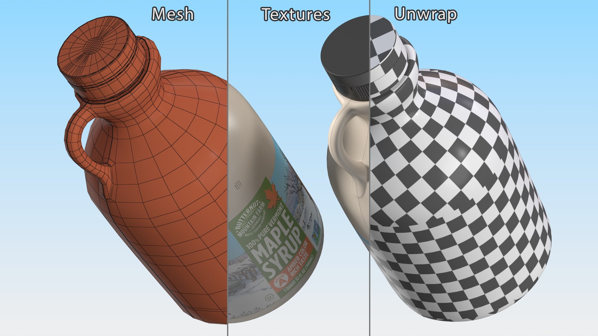 3D Vermont Maple Syrups Collection model https://p.turbosquid.com/ts-thumb/Sz/h9vGdM/N6/vermontmaplesyrupscollectionc4dmodel020/jpg/1678964964/1920x1080/fit_q87/866ada6821862063b9b29d21e77a9bff64f48dde/vermontmaplesyrupscollectionc4dmodel020.jpg