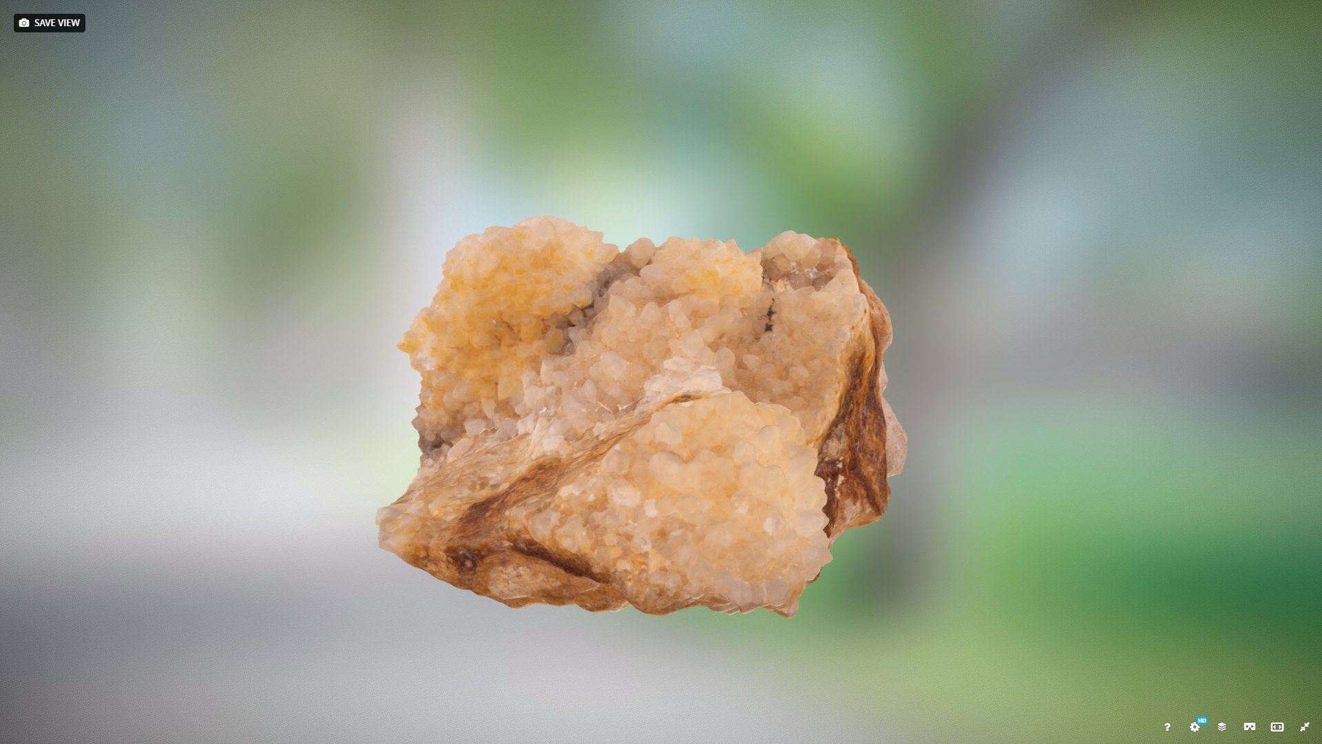 3D Model Quartz Crystal Geode - TurboSquid 1384135