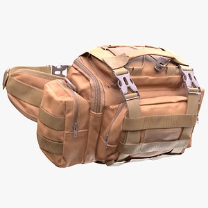 Tactical Waist Bag 15 - All MH Bodies and UE5 Skeletons - Rigged