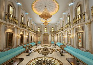 3D islamic sitting hall complete model