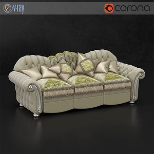 3d classical sofa sat venice
