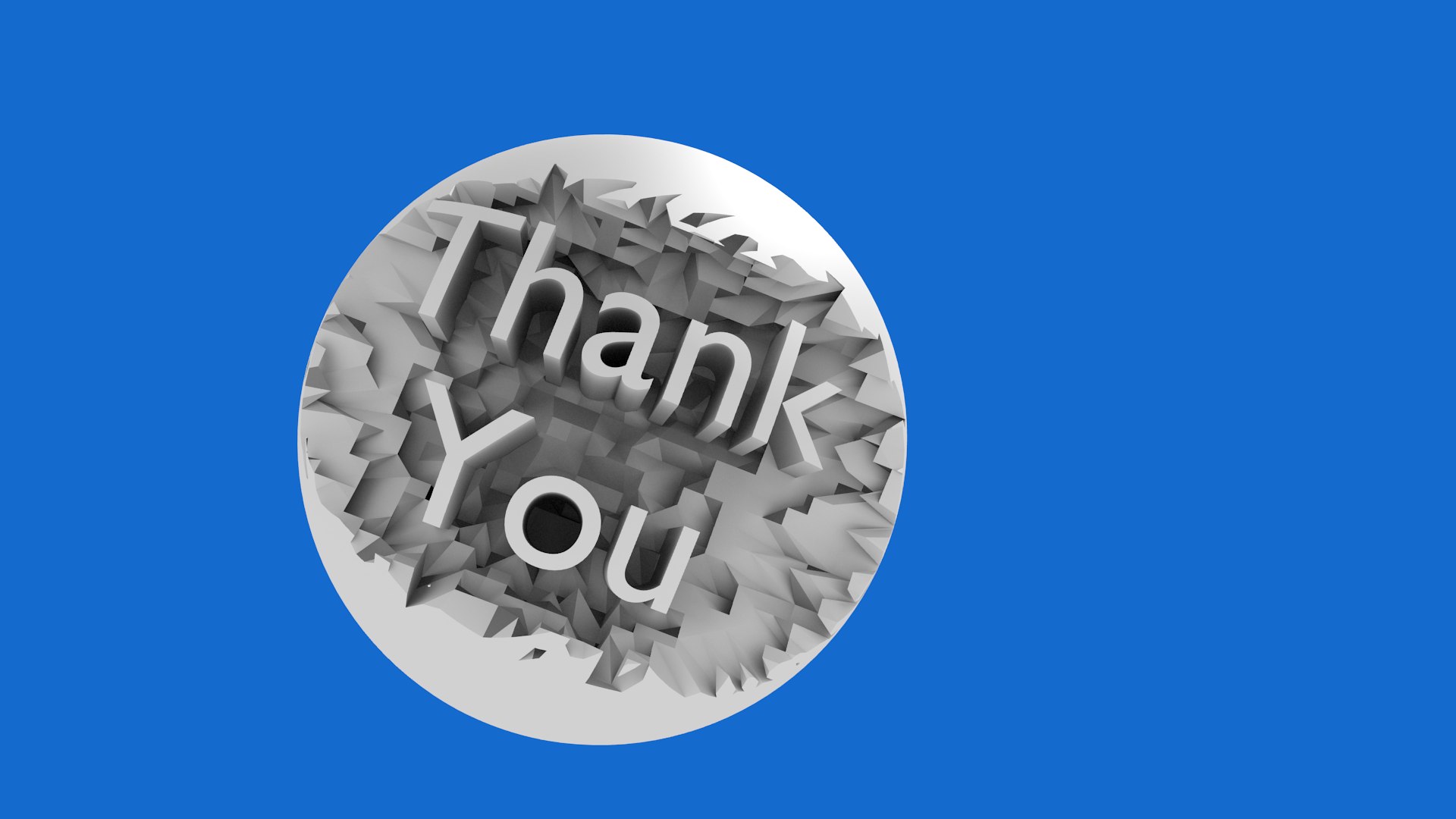 3D Carved Thank Text - TurboSquid 1447472