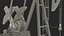 Pumpjack dell'olio attrezzato per Cinema 4D