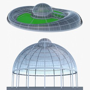3D Domes buildings