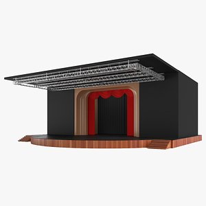 3D real theater stage