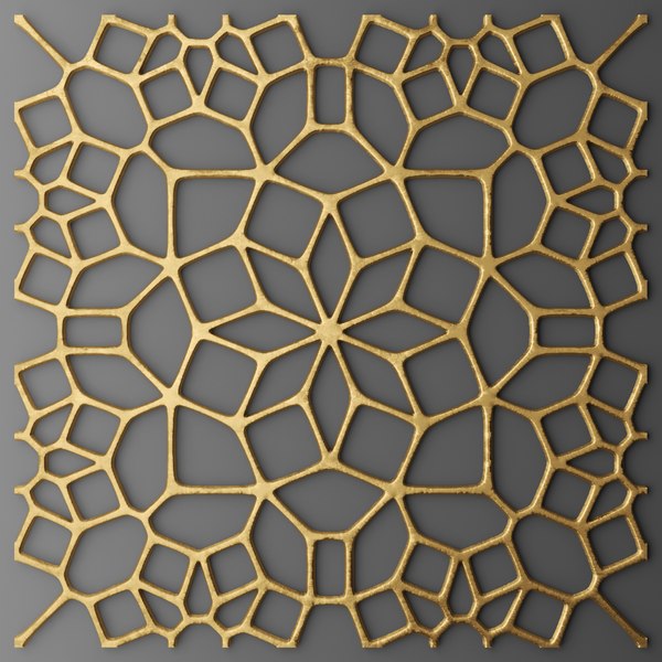 3d panel lattice grille