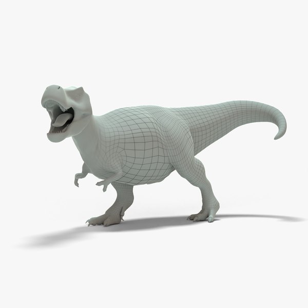 modelo 3d Tyrannosaurus Rex Rigged Basemesh - TurboSquid 2064492