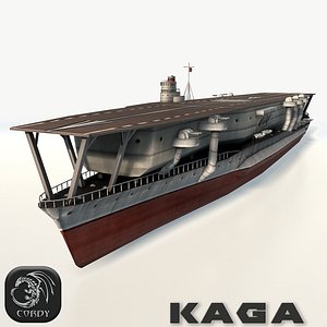 3d kaga aircraft carrier