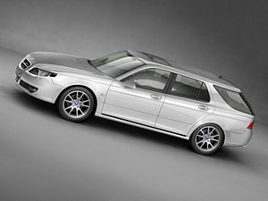 saab 9-5 3d model