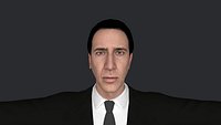 Nicolas Cage  Hyper Realistic Full Body Fully Rigged 3D Character
